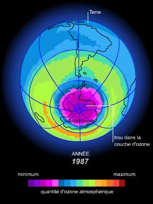 Trou dans la couche d'ozone