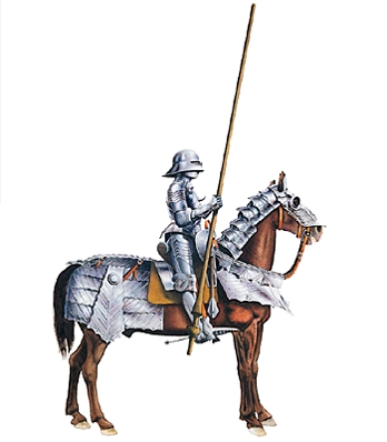 Armures d'un homme d'armes et sa monture Armures d'un homme d'armes et sa monture