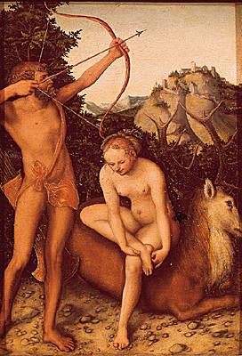 Lucas Cranach l'Ancien, Apollon et Diane