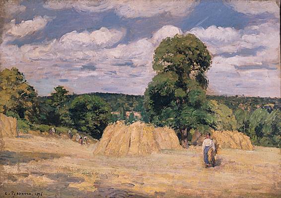 Camille Pissarro, la Moisson à Montfoucault