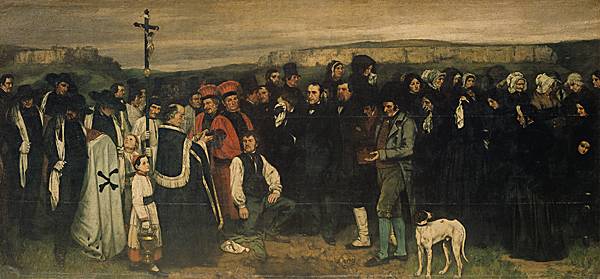 Gustave Courbet, Un enterrement à Ornans