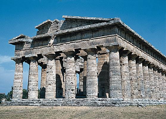 Paestum, le temple de Poséidon