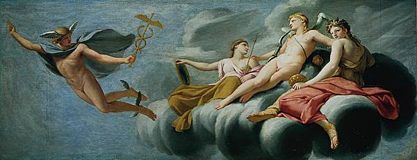 Eustache Le Sueur, L'Amour ordonne à Mercure d'annoncer son pouvoir à l'Univers Eustache Le Sueur, L'Amour ordonne à Mercure d'annoncer son pouvoir à l'Univers