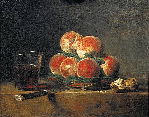 Jean Siméon Chardin, <i>Panier de pêches</i>