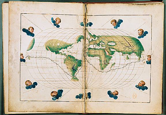 Battista Agnese, mappemonde Battista Agnese, mappemonde