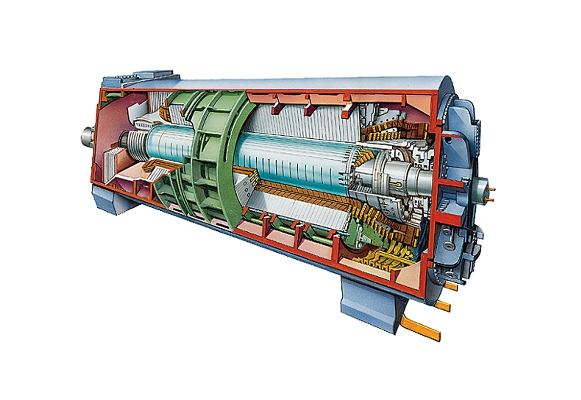 Constitution d'un turboalternateur