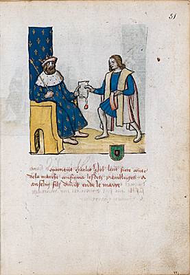 Charles IV le Bel et Anselin