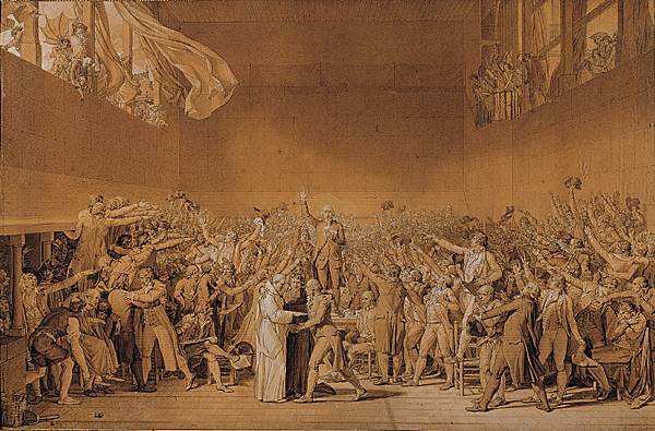 Louis David, le Serment du Jeu de paume