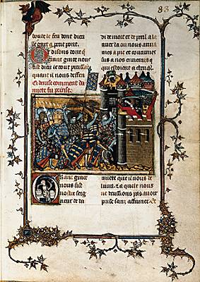 La prise de Damiette, en 1249, par saint Louis (septième croisade)