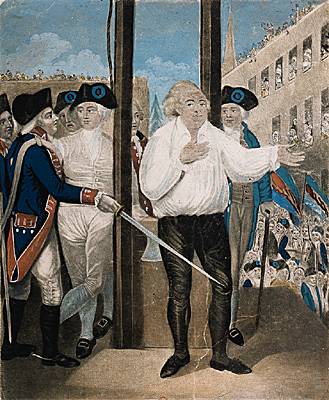 Louis XVI sur l'échafaud Louis XVI sur l'échafaud