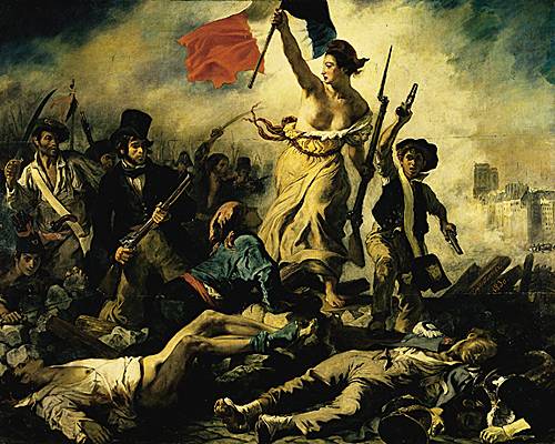 Eugène Delacroix, la Liberté guidant le peuple