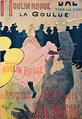 Henri de Toulouse-Lautrec, la Goulue au Moulin-Rouge Henri de Toulouse-Lautrec, la Goulue au Moulin-Rouge