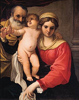 Annibal Carrache, la Vierge aux cerises Annibal Carrache, la Vierge aux cerises