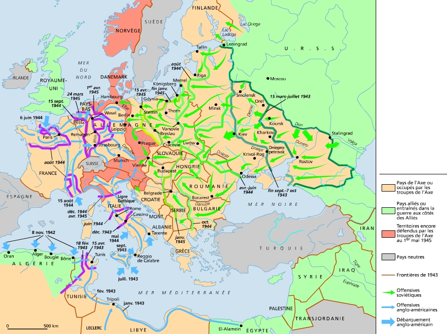 La libération de l'Europe et le front germano-soviétique La libération de l'Europe et le front germano-soviétique