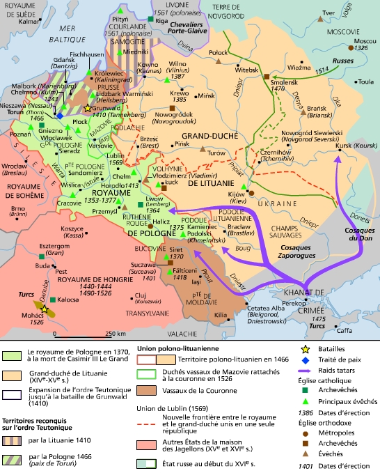 Les États de la maison des Jagellons Les États de la maison des Jagellons