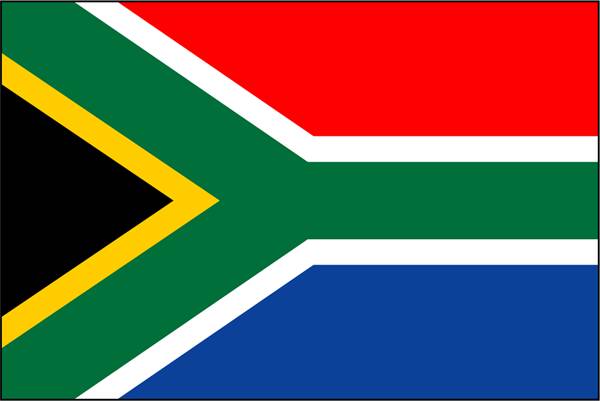 Drapeau de l'Afrique du Sud Drapeau de l'Afrique du Sud