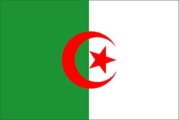 Drapeau de l'Algérie Drapeau de l'Algérie
