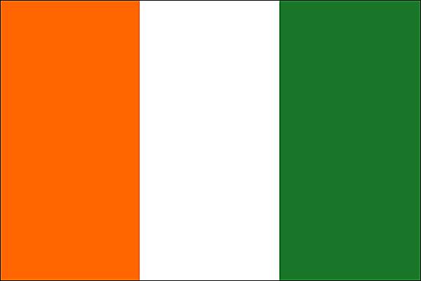 Drapeau de la Côte d'Ivoire Drapeau de la Côte d'Ivoire