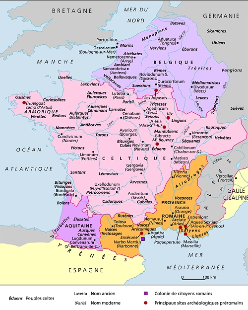 La Gaule, 60 avant J.-C. La Gaule, 60 avant J.-C.