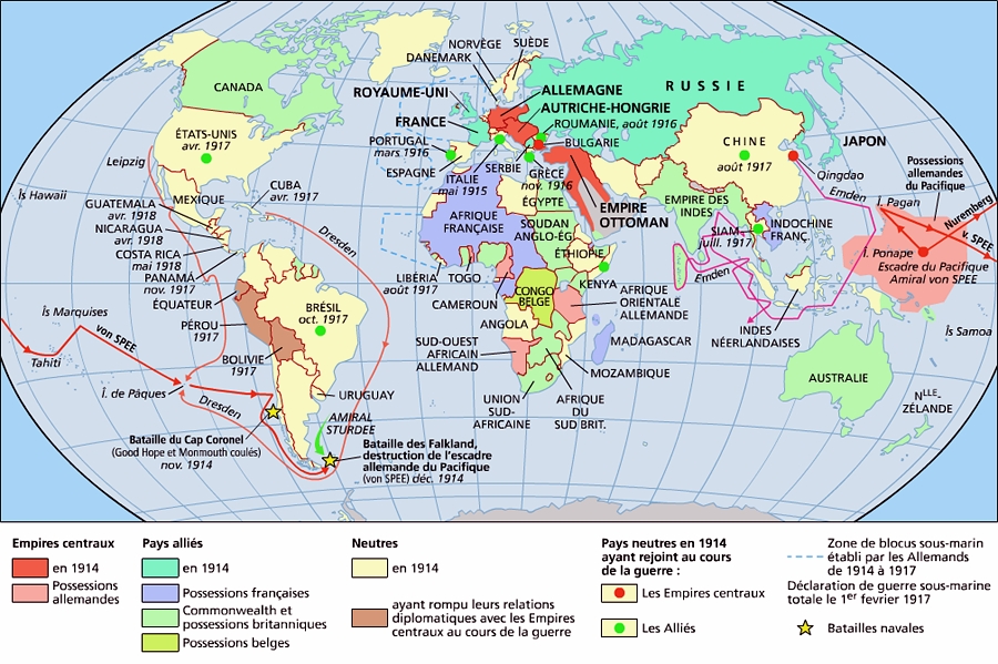 La guerre dans le monde