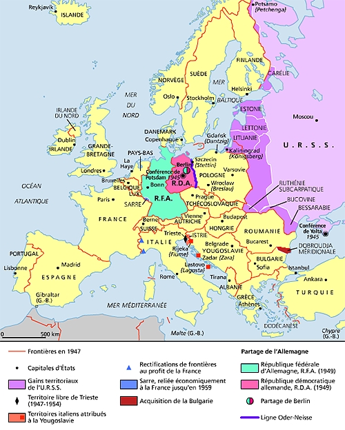 L'Europe au lendemain de la Seconde Guerre mondiale L'Europe au lendemain de la Seconde Guerre mondiale