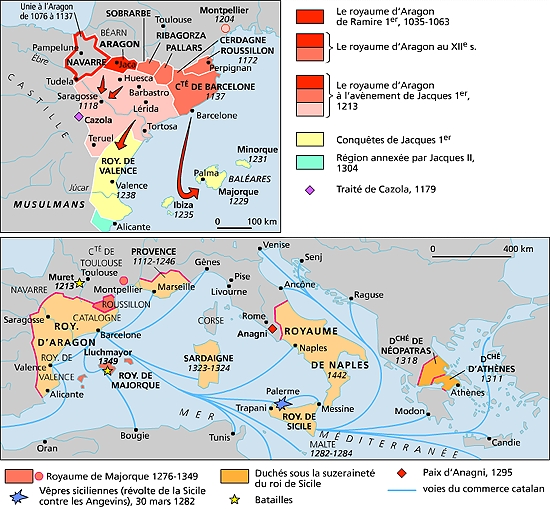 L'Aragon et son expansion en Méditerranée