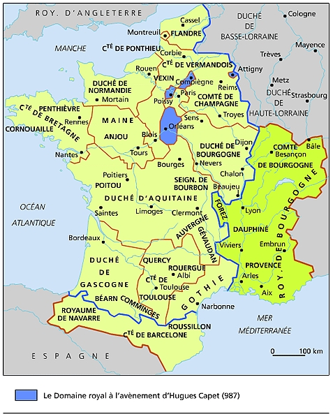 La France à la fin du Xe siècle La France à la fin du Xe siècle