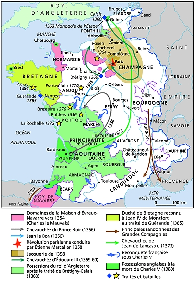 La guerre de Cent Ans, 1356-1380 La guerre de Cent Ans, 1356-1380