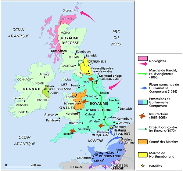 La conquête de l'Angleterre par les Normands La conquête de l'Angleterre par les Normands