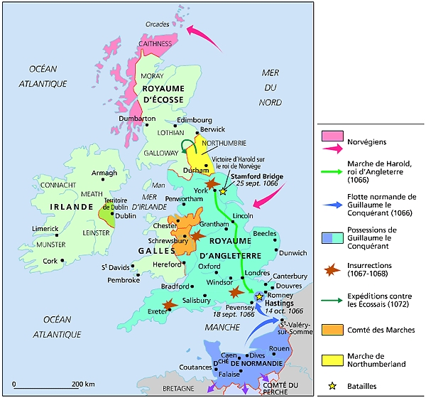 La conquête de l'Angleterre par les Normands