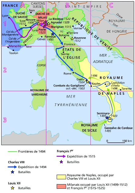 Les guerres d'Italie