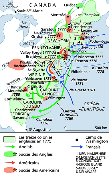 La guerre de l'Indépendance américaine La guerre de l'Indépendance américaine