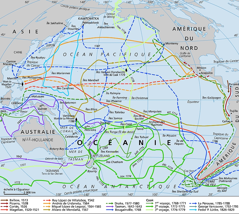La découverte du Pacifique La découverte du Pacifique