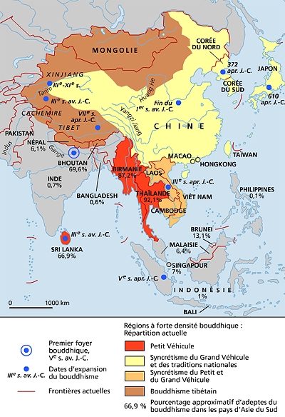 L'expansion du bouddhisme