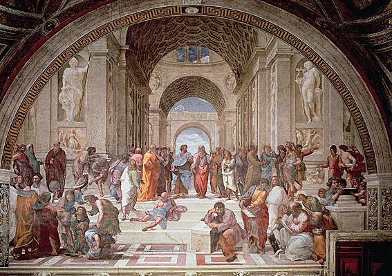 Raphaël, l'École d'Athènes Raphaël, l'École d'Athènes