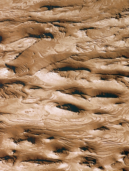 Dépôts sédimentaires sur Mars