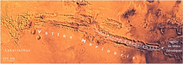 Valles Marineris, la plus grande structure tectonique de Mars Valles Marineris, la plus grande structure tectonique de Mars