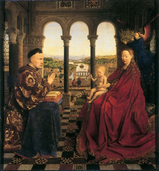 Jan van Eyck, la Vierge du chancelier Rolin Jan van Eyck, la Vierge du chancelier Rolin
