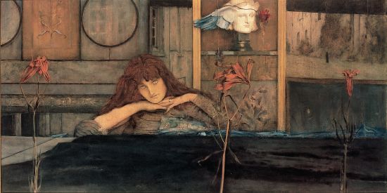 Fernand Khnopff, <i>I lock my door upon myself</i>