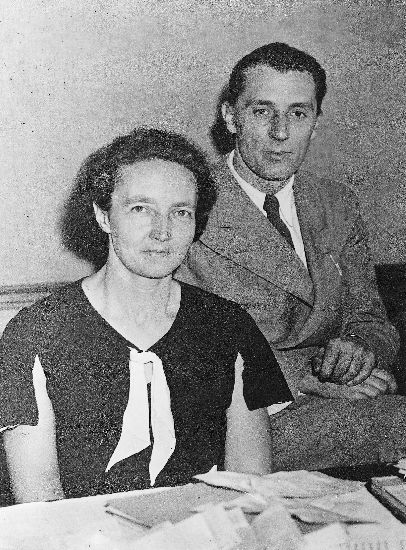 Frédéric et Irène Joliot-Curie