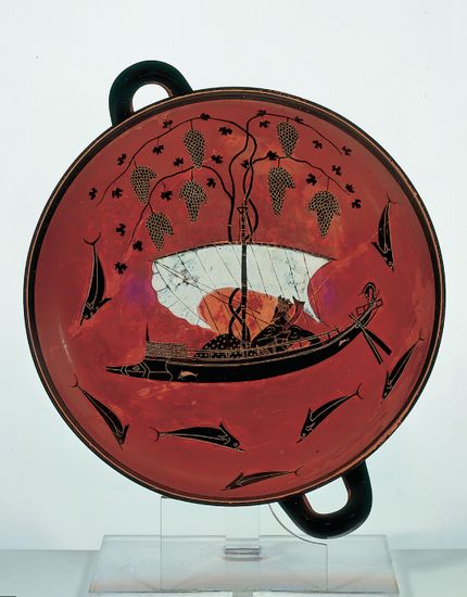 Exékias, Dionysos à bord d'un navire Exékias, Dionysos à bord d'un navire