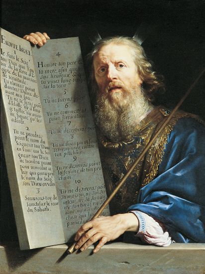 Philippe de Champaigne, <i>Moïse et les Tables de la Loi</i>