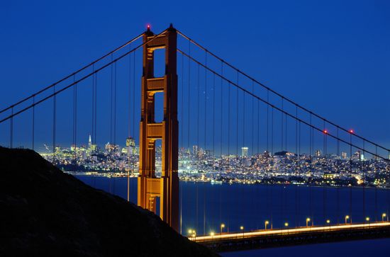 San Francisco, le Golden Gate Bridge