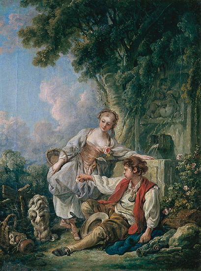 François Boucher, l'Obéissance récompensée