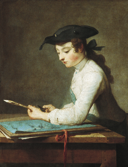 Jean Siméon Chardin, le Jeune Dessinateur