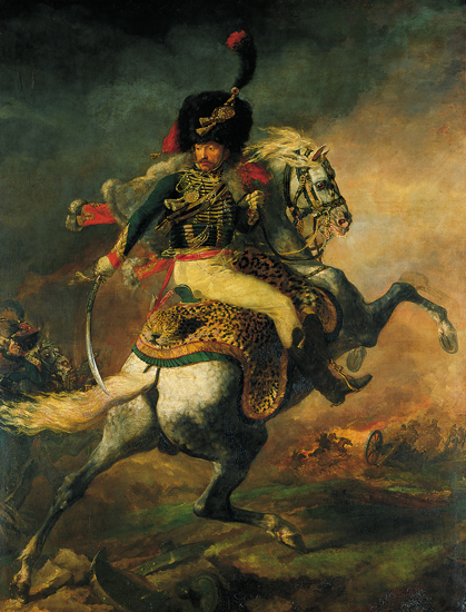 Théodore Géricault, Officier de chasseur à cheval de la garde impériale chargeant