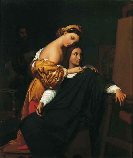 Ingres, Raphaël et la Fornarina