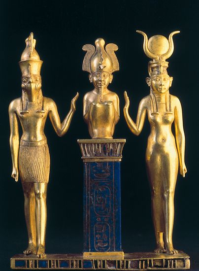 Osiris, Isis et Horus Osiris, Isis et Horus