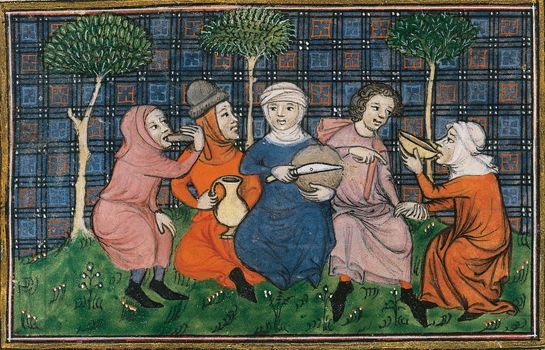 Guillaume de Machaut, Repas frugal de voyageurs Guillaume de Machaut, Repas frugal de voyageurs