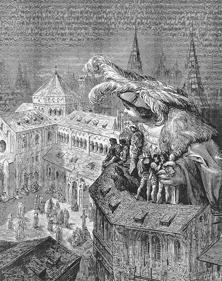 Gustave Doré, illustration pour Vie inestimable du Grand Gargantua